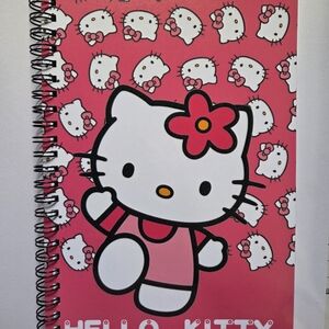 Hello Kitty Pink Spiral Notebook